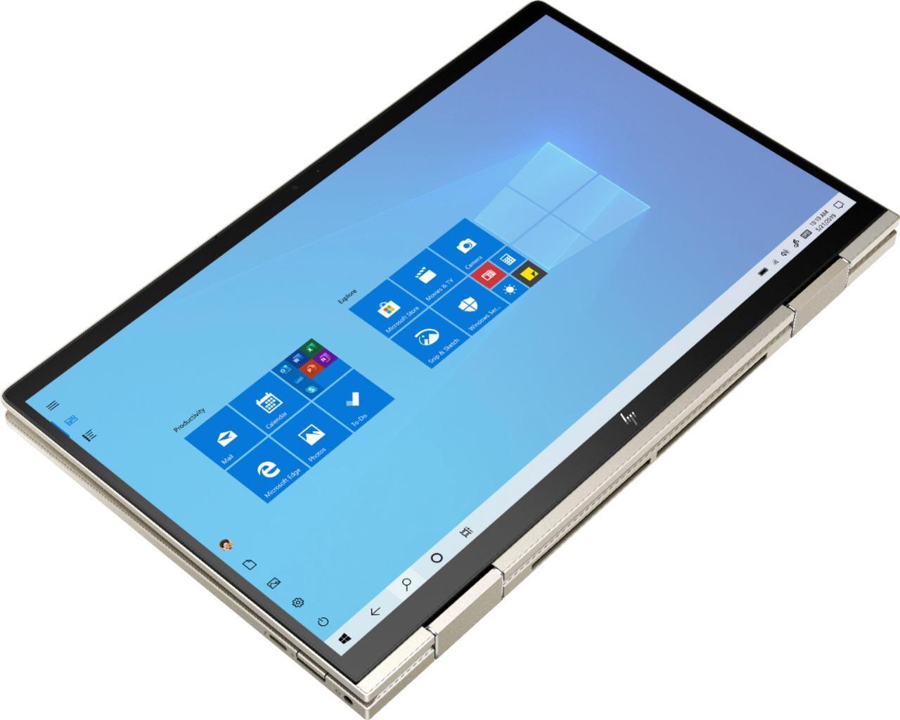 Alt view image 5 of 6 - HP ENVY 13" IPS FHD Touchscreen for Business&Student Custmized Laptop | Intel Evo Platform Core i5-1135G7 | 8GB DDR4 RAM 1024GB  SSD | Fingerprint reader | Backlit KB | WiFi 6 | Windows 10 | Gold