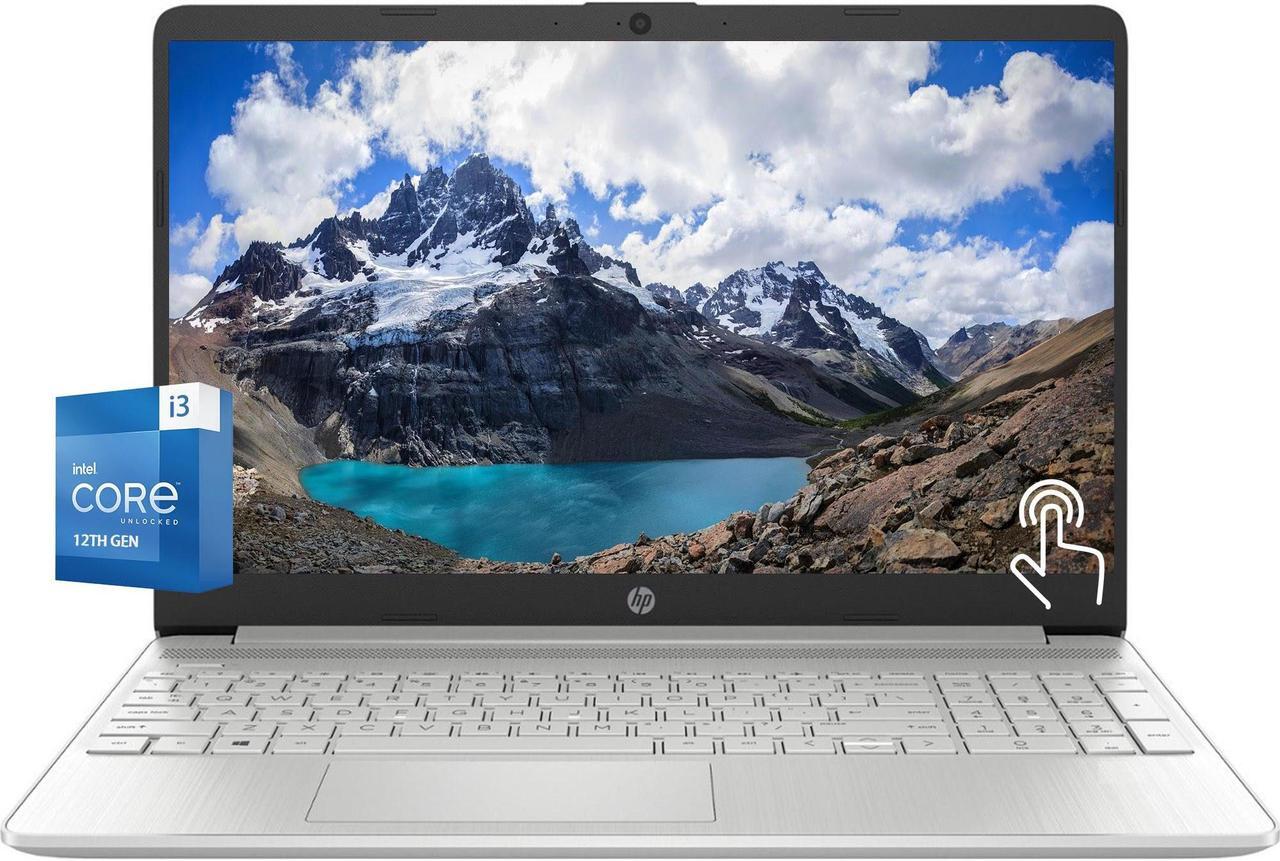 Main image of HP 15.6" Touchscreen Laptop, 12th Intel 6-Core i3-1215U(Beats i5-1135G7), HD(1366 x 768) Display, 16GB RAM 1TB SSD, Intel UHD Graphics, Bluetooth, Window 11 Home 16GB/1TB