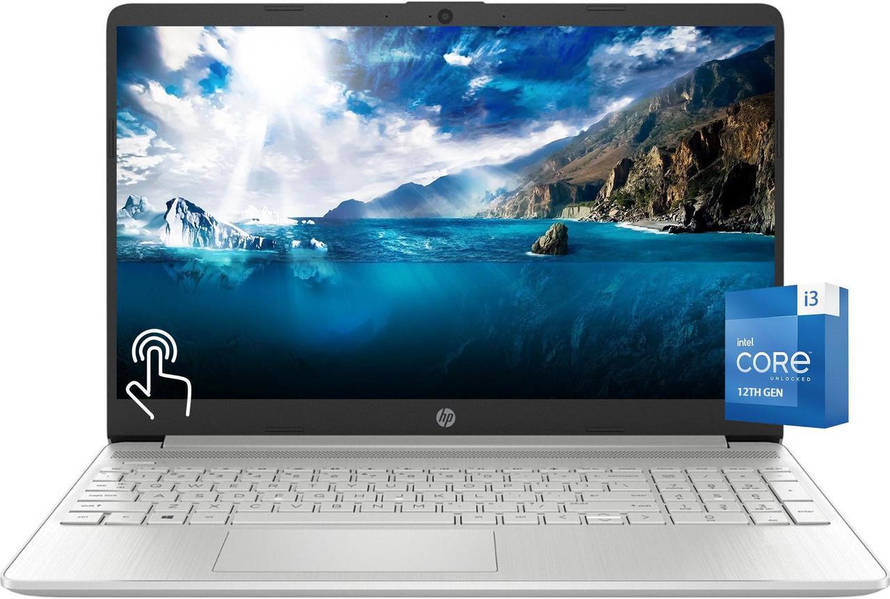 HP 15.6" Touchscreen Laptop, 12th Intel 6-Core i3-1215U (Beats i5-1135G7), 32GB RAM 2TB SSD, HD(1366 x 768) Display, Intel UHD Graphics, Bluetooth, Window 11 Home in S Mode 32GB/2TB