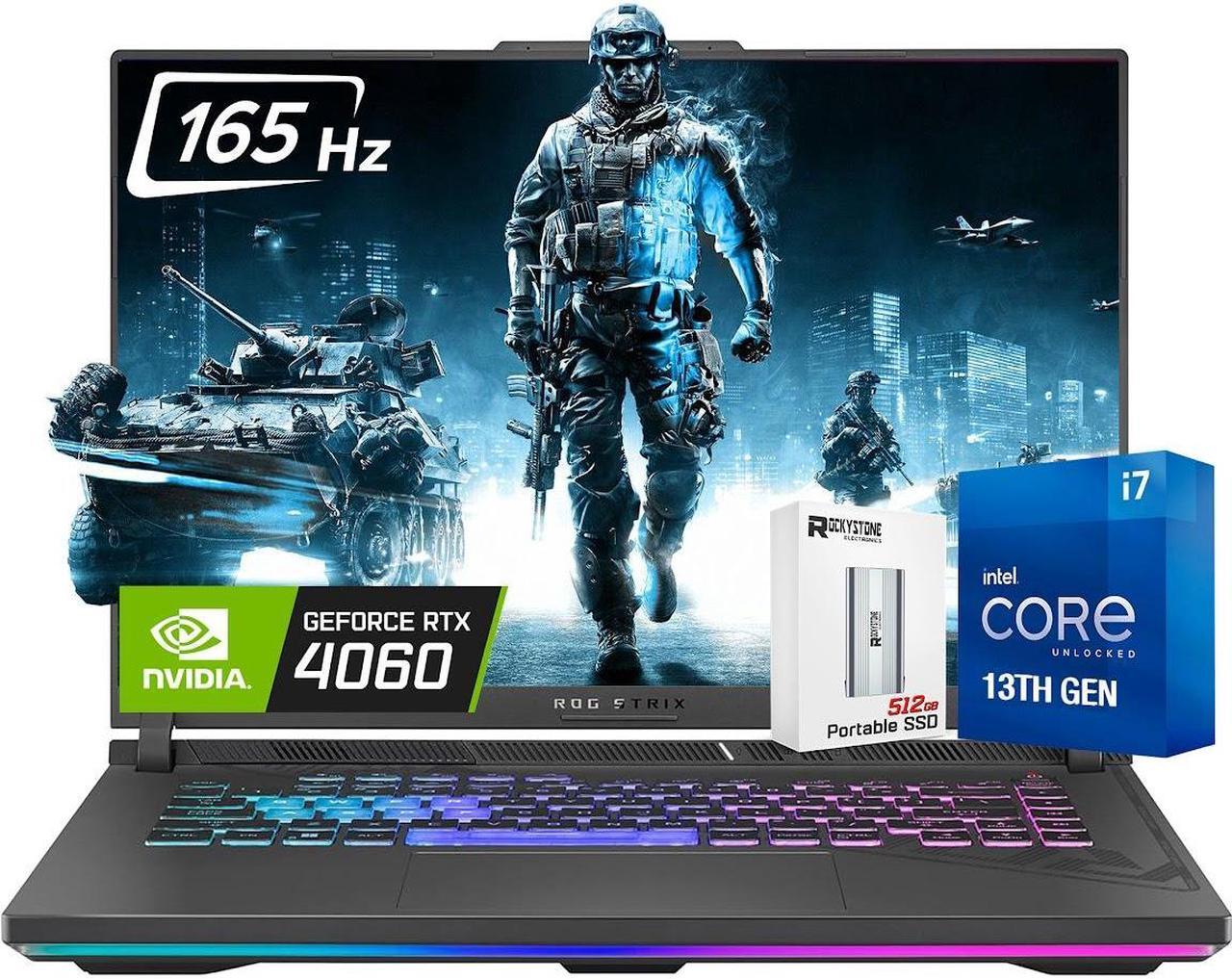 Main image of 2024 ASUS ROG Strix G16 Gaming Laptop, 16" FHD 165Hz Display, Intel 14 Core i7-13650HX(Beats i9-12900HX), NVIDIA GeForce RTX 4060, 64GB DDR5, 4TB PCIe Gen4 SSD, RGB KB, Win11 Home