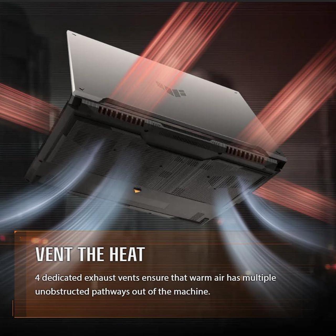 Alt view image 4 of 7 - ASUS TUF A16 Gaming Laptop, 16" FHD+ 165Hz Display, AMD Ryzen 7-7735HS(Beat Intel Core i7-13700H) up to 4.75 GHz, AMD Radeon RX7700, 64GB DDR5 RAM, 4TB SSD, Backlit KB, Wi-Fi 6, RJ45, Win11 Home