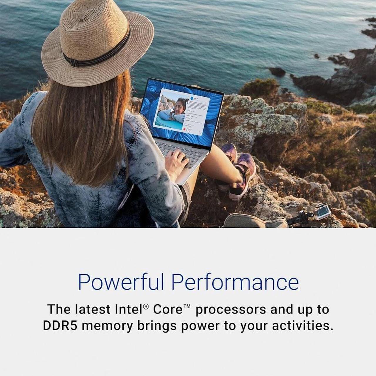 Alt view image 2 of 7 - Dell Inspiron 2-in-1 AI Student Laptop, 14" FHD+ Touchscreen IPS 250 Nits LED Display, Intel 10-Core 5 120U(Up to 5.0 GHz), 32GB DDR5 RAM, 1TB SSD, Backlit KB, Fingerprint Reader, Wi-Fi 6E, Win11 Pro