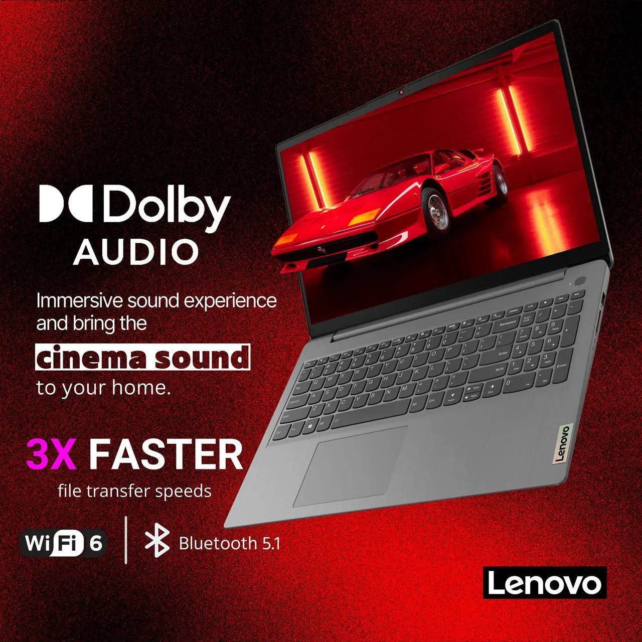 Alt view image 4 of 7 - Lenovo Ideapad 3i, 15.6" FHD Touchscreen Laptop, Intel Core i3-1115G4(Beats i5-1035G4, 3.0 GHz Base Clock), 16GB DDR4 RAM 512GB SSD, Dolby Audio, WiFi 6, Alexa, Bluetooth 5.1, HDMI, Win11 Home