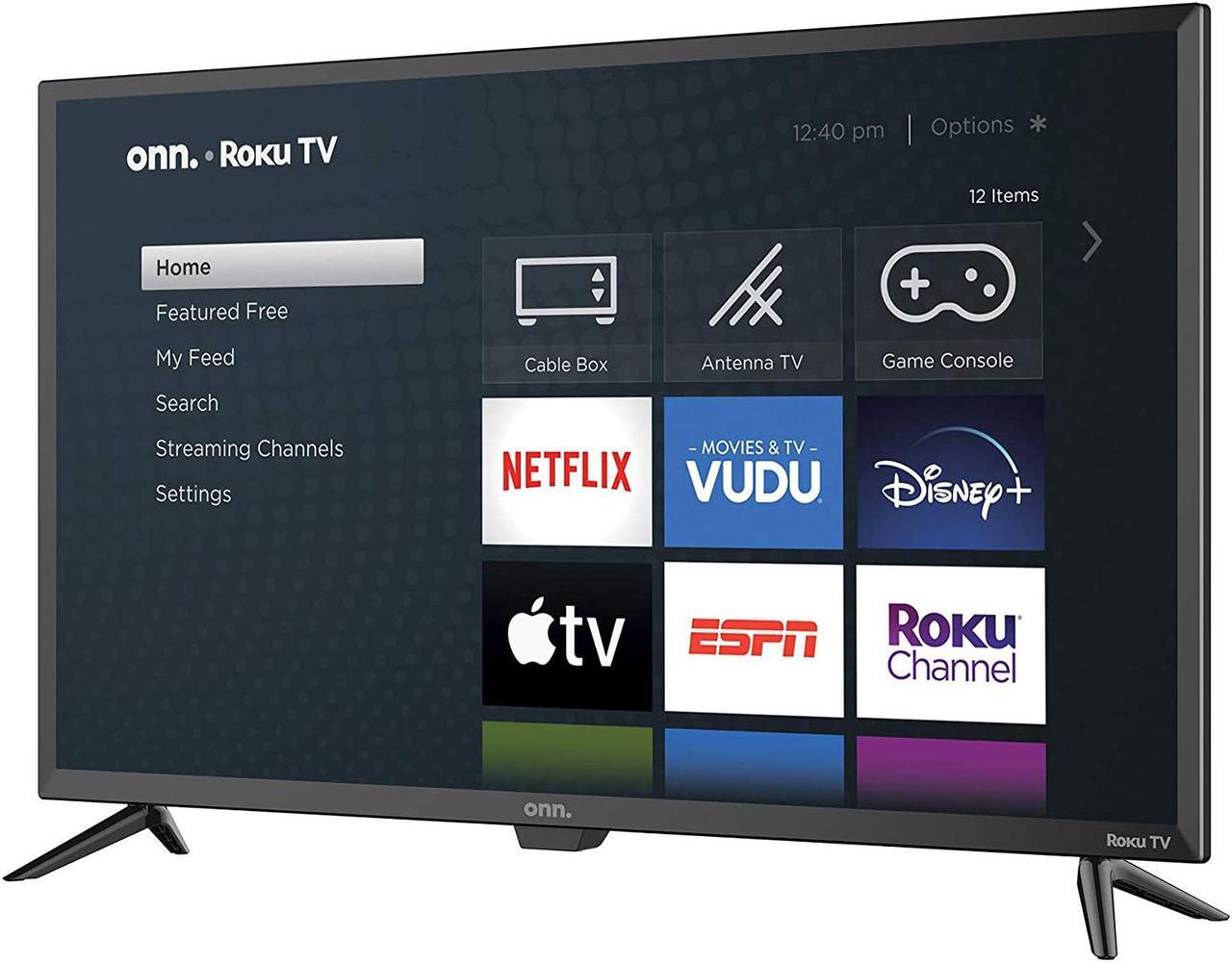 Alt view image 2 of 4 - onn. 32-inch 720P Roku Smart LED HDTV (Renewed)