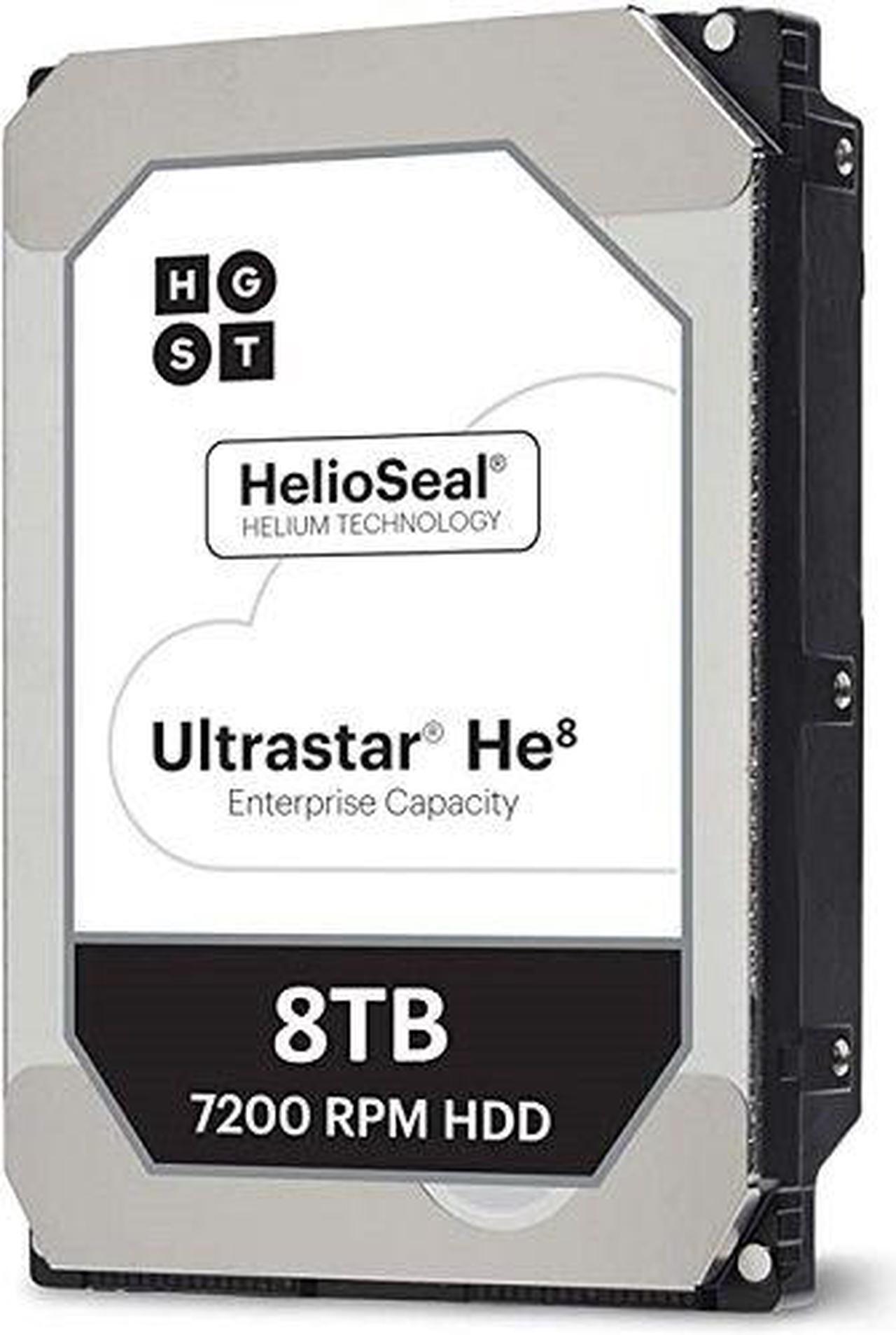 Alt view image 5 of 5 - HGST Ultrastar He8 HUH728080ALE600 (0F25739) 8TB 7200 RPM 128MB Cache SATA 6.0Gb/s 3.5" Helium Platform Enterprise Hard Disk Drives Bare Drive