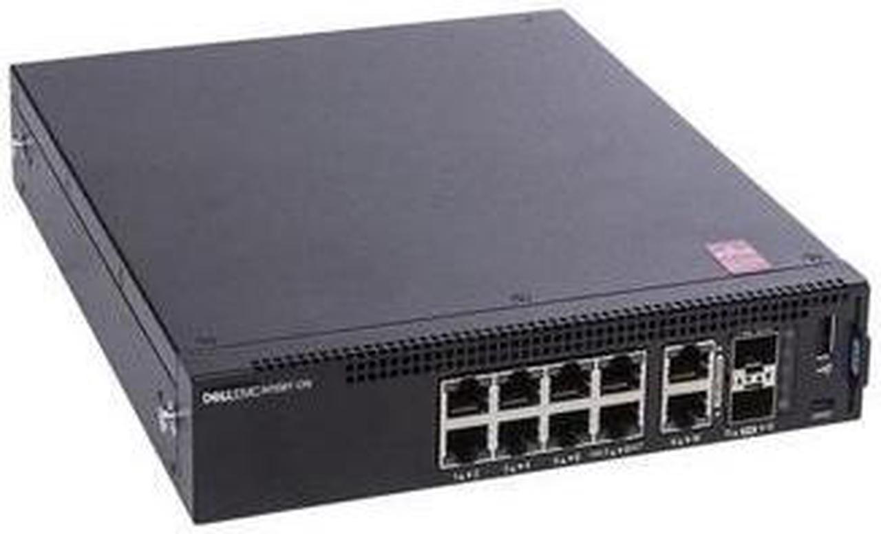 Dell N1108EP-ON PowerSwitch N1100 10-Port 0/100/1000 Base-T PoE+ Switch (NOB)