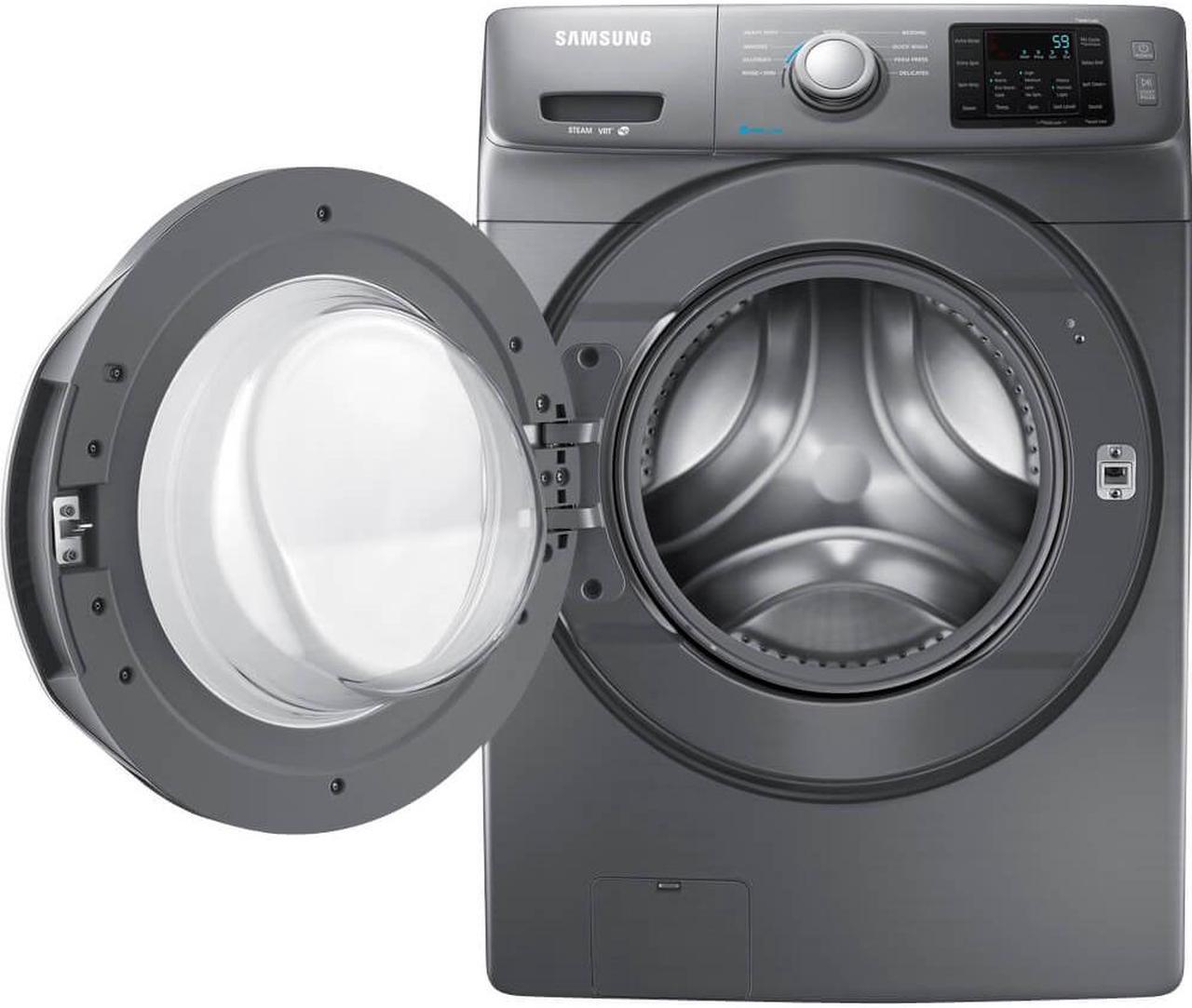 Alt view image 10 of 12 - Samsung  WF42H5200AP:  WF5200  4.2  cu.  ft.  Front  Load  Washer  (Platinum)