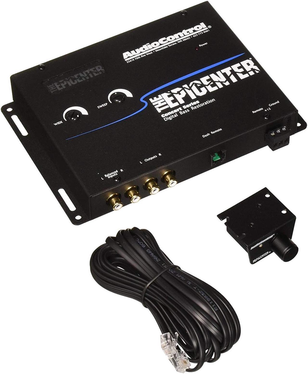 Alt view image 7 of 19 - AUDIOCONTROL EPICENTERBLACK Bass processor - black - Concert Series