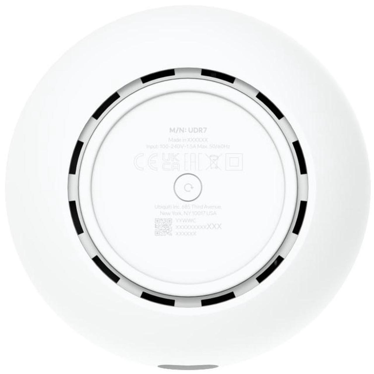 Alt view image 5 of 5 - Ubiquiti Dream Router 7, Desktop 10G Cloud Gateway with integrated WiFi 7, PoE switch, microSD storage (UDR7 (15W))