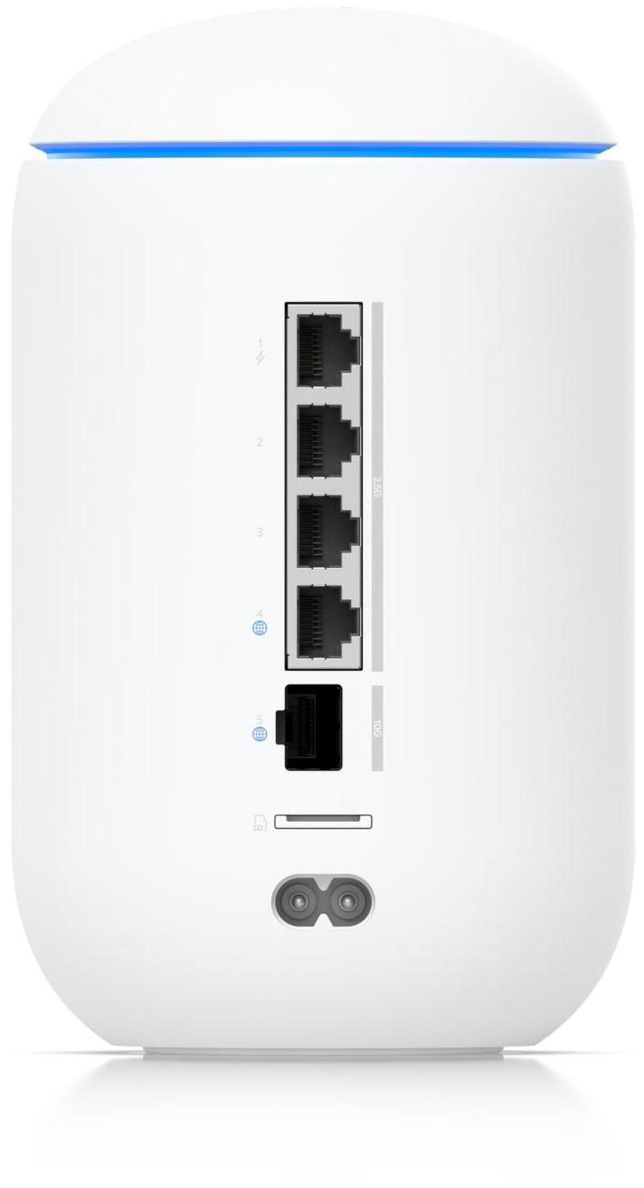 Alt view image 3 of 5 - Ubiquiti Dream Router 7, Desktop 10G Cloud Gateway with integrated WiFi 7, PoE switch, microSD storage (UDR7 (15W))