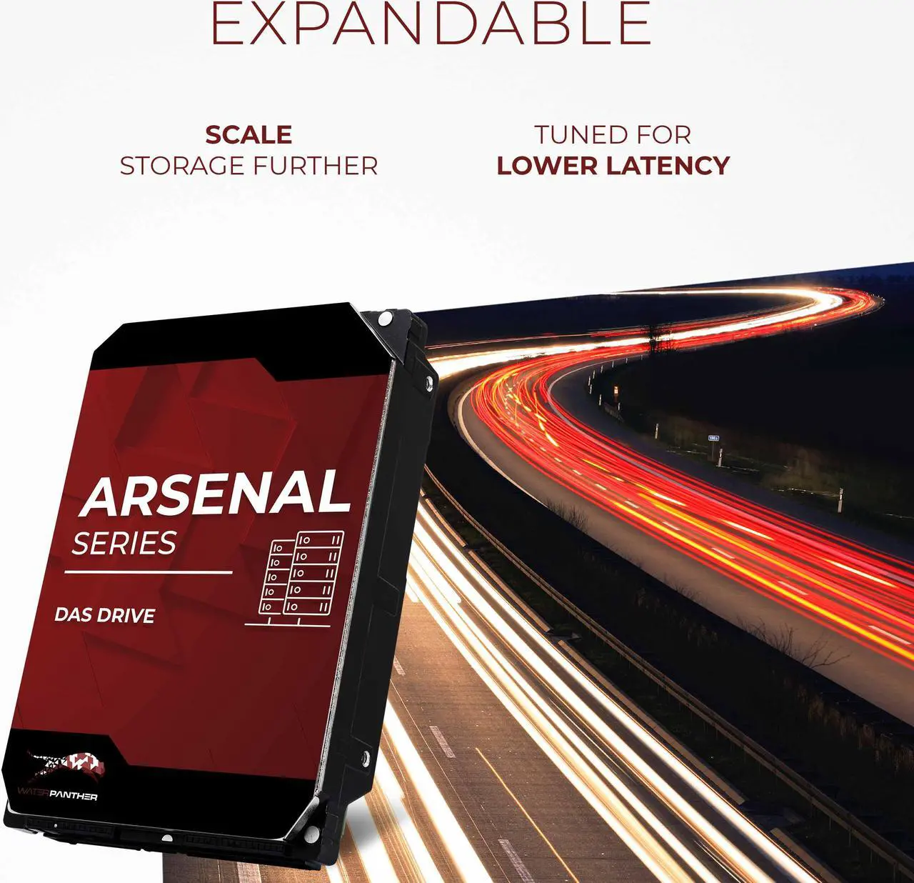 Alt view image 3 of 5 - WP Arsenal 16TB SATA 7200RPM 3.5-Inch DAS Hard Drive Compatible in NetApp, SuperMicro, Synology, JBOD Storage Expansion Enclosures