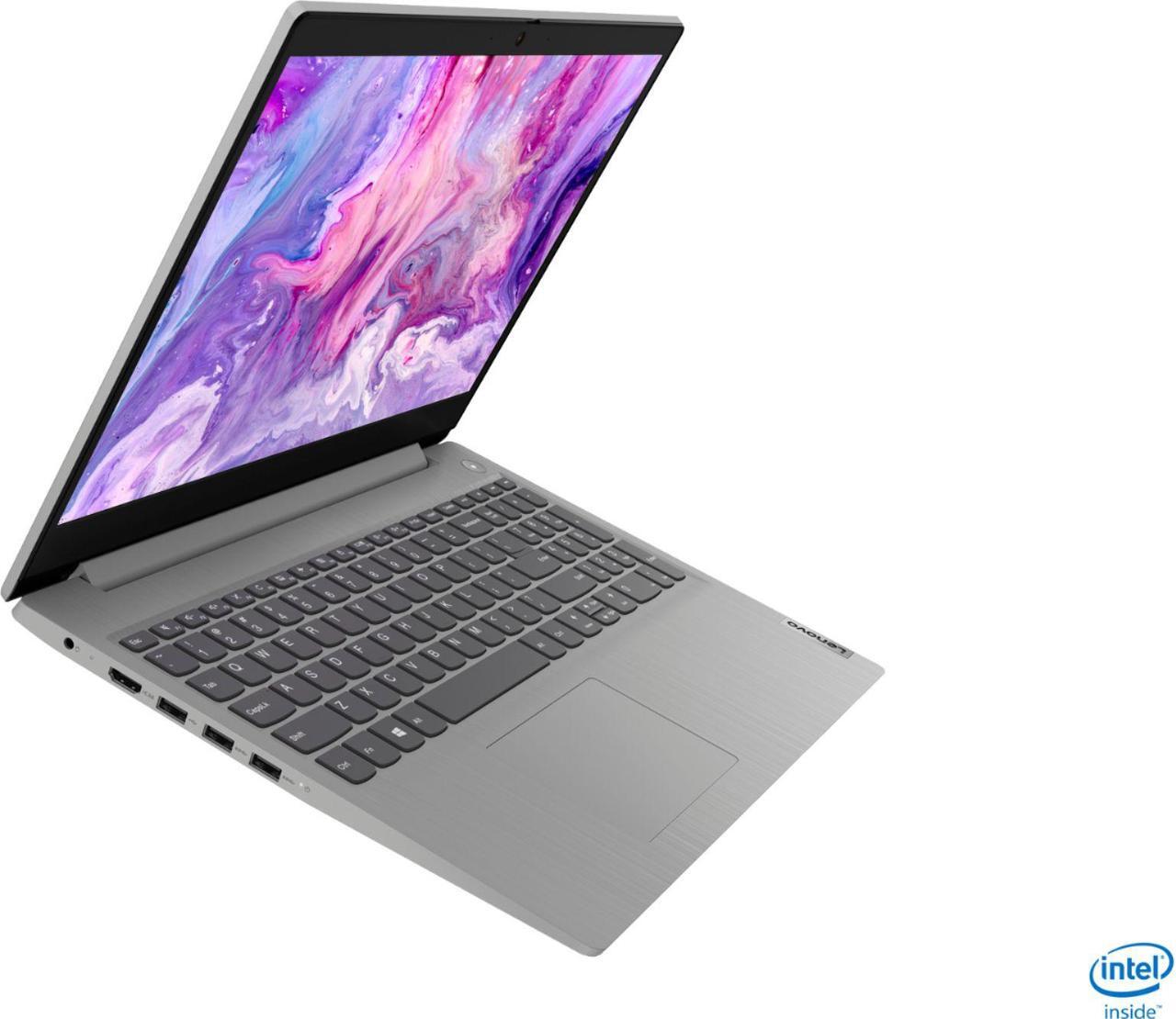 Alt view image 2 of 7 - Lenovo IdeaPad 3 15.6" HD Touch Screen Customized Laptop | 10th Gen Quad-Core Intel Core i5-1035G1 | 12GB DDR4 RAM 1024GB  SSD | Webcam | HDMI | Windows 10 | Grey