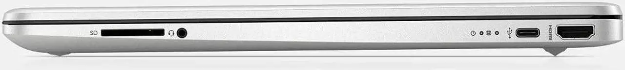 Alt view image 5 of 6 - 2021 HP 15.6" HD Touchscreen Premium  Laptop, AMD 8-Core Ryzen 7 5700U upto 4.3GHz, 12GB RAM, 256GB PCIe SSD, AMD Radeon Graphics, Card Reader, WIFI 6, USB-C, Bluetooth 5.2, Windows 10 Home, Silver