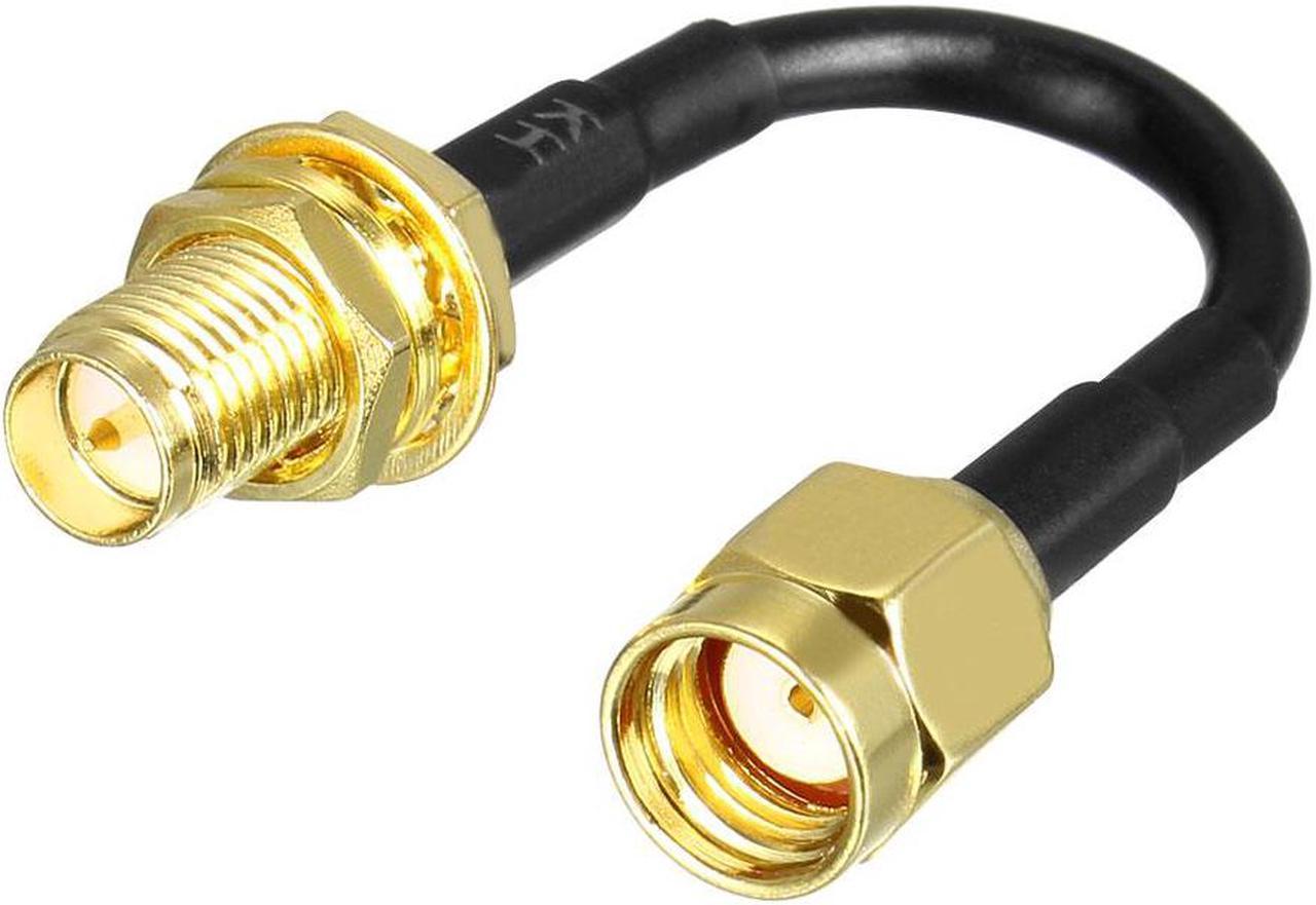 Antenna Extension Cable RP-SMA Male to RP-SMA Female Low Loss RG174 2 inch