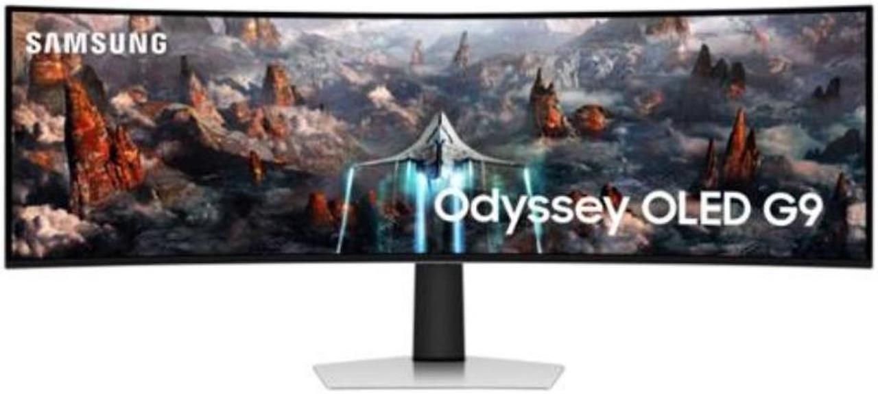 Samsung 49" Odyssey OLED G93SC DQHD 0.03ms(GtG) 240Hz HDR True Black 400 FreeSync Premium Pro Curved Gaming Monitor