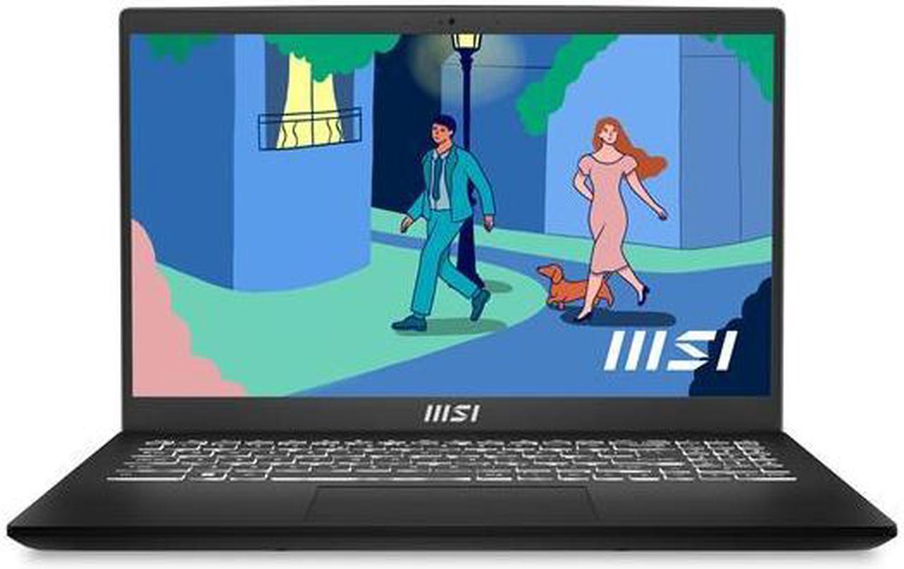 MSI Modern 15 Consumer 15.6" Laptop  FHD Intel i7-1255U Intel Iris Xe 16GB 512GB SSD Windows 11 Home