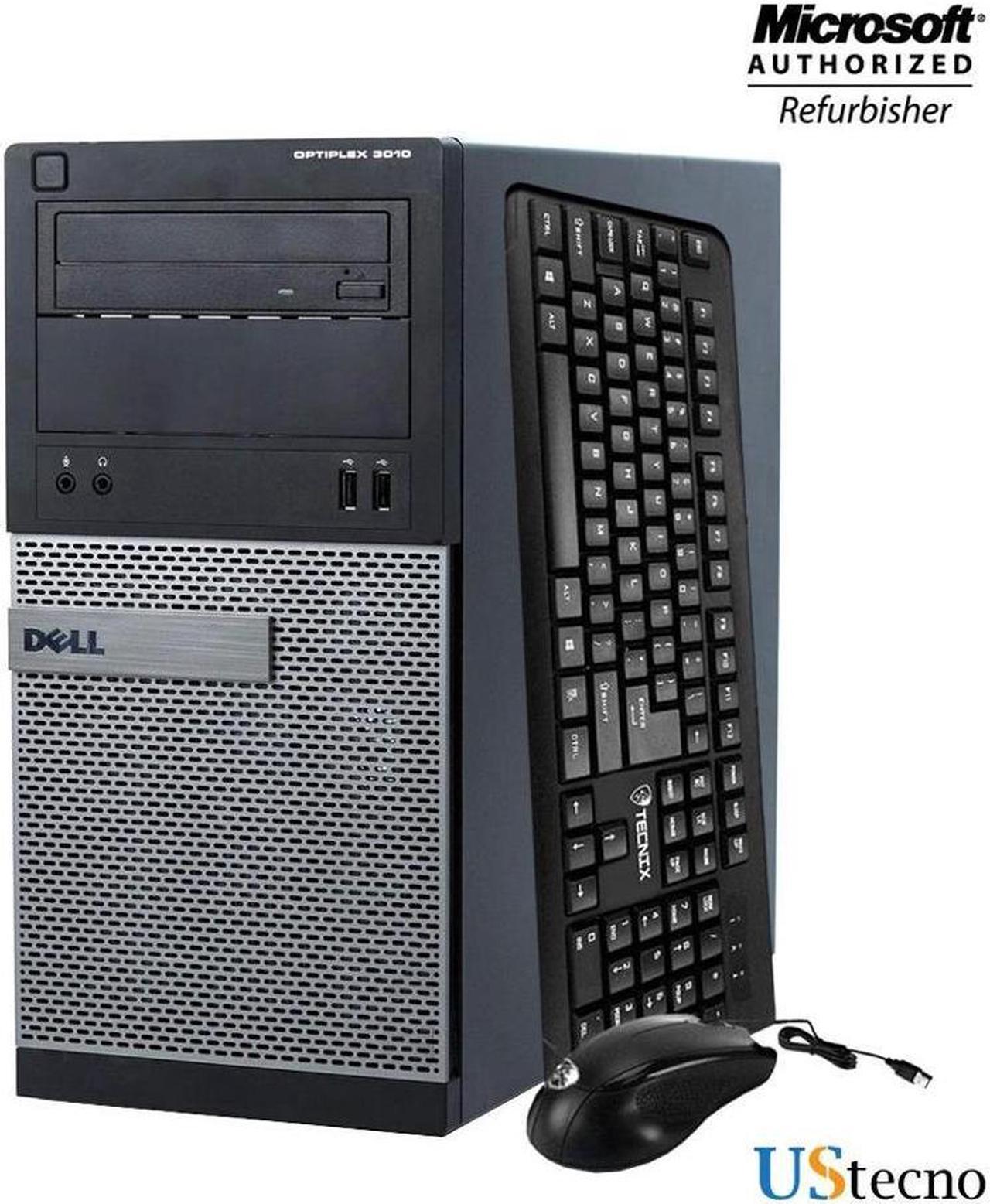 Grade A -Dell Optiplex 3020 Tower PC Intel Core i5 4th gen 4570 (upto 3.6 GHz) 8GB 500GB HDD DVD WiFi + Bluetooth 4.0, USB 3.0 Windows 10 Professional 64 Bit