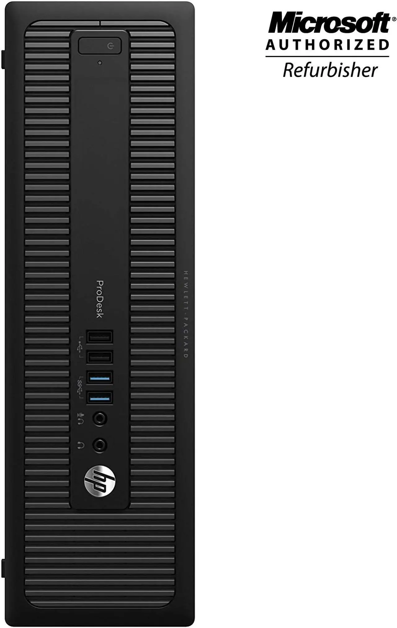 Alt view image 2 of 3 - Hp ProDesk 600 G1 SFF Desktop Computer Intel Core i5 4570 16GB 256GB SSD+500GB DVD Windows 10 Home New Free Keyboard, Mouse,Power cord,WiFi Adapter