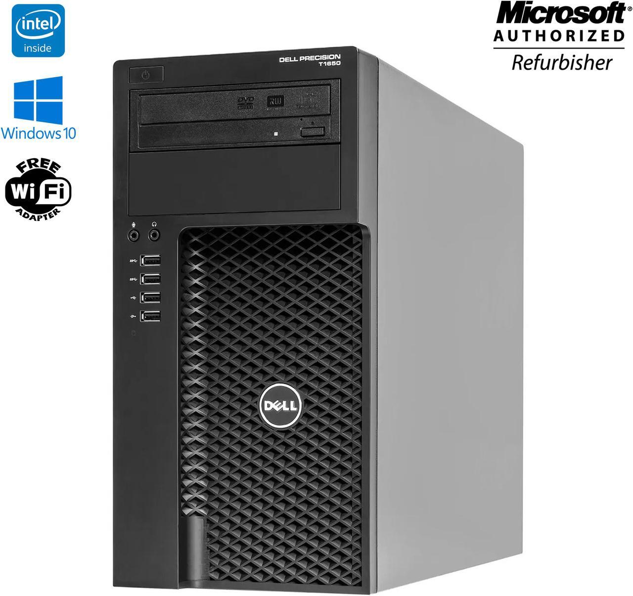 Alt view image 2 of 5 - Dell Precision T1650 workstation  i5-3550 3.30GHz 8GB 256GB SSD Win 10 Pro