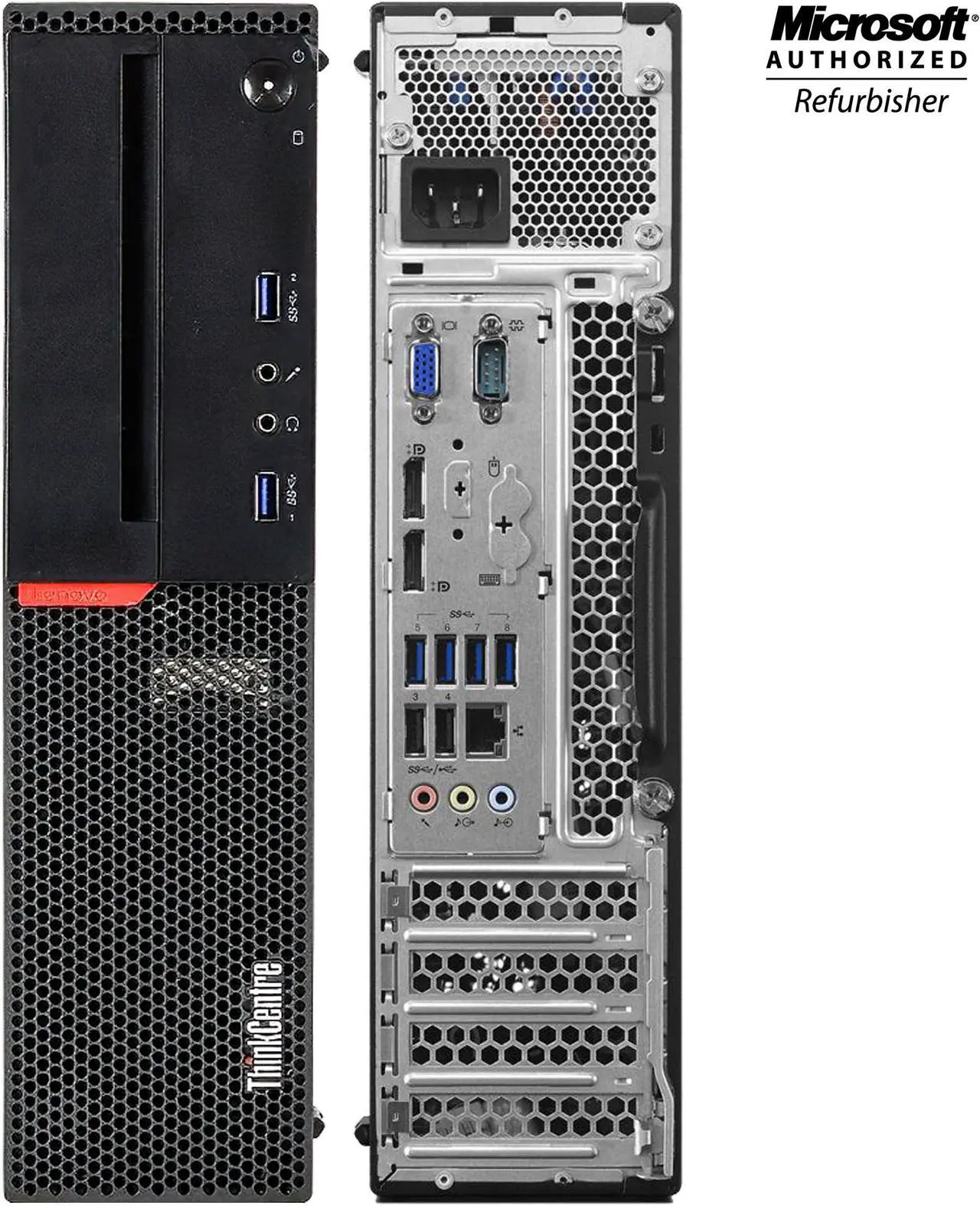 Main image of Grade A - Lenovo ThinkCentre M800 Small Form Factor (SFF) Core I5 6th Gen 6500 @ 3.20Ghz (Upto 3.6 Ghz)  Dual Monitor Support / USB 3.0 / Free Keyboard & Mouse with WiFi Adapter