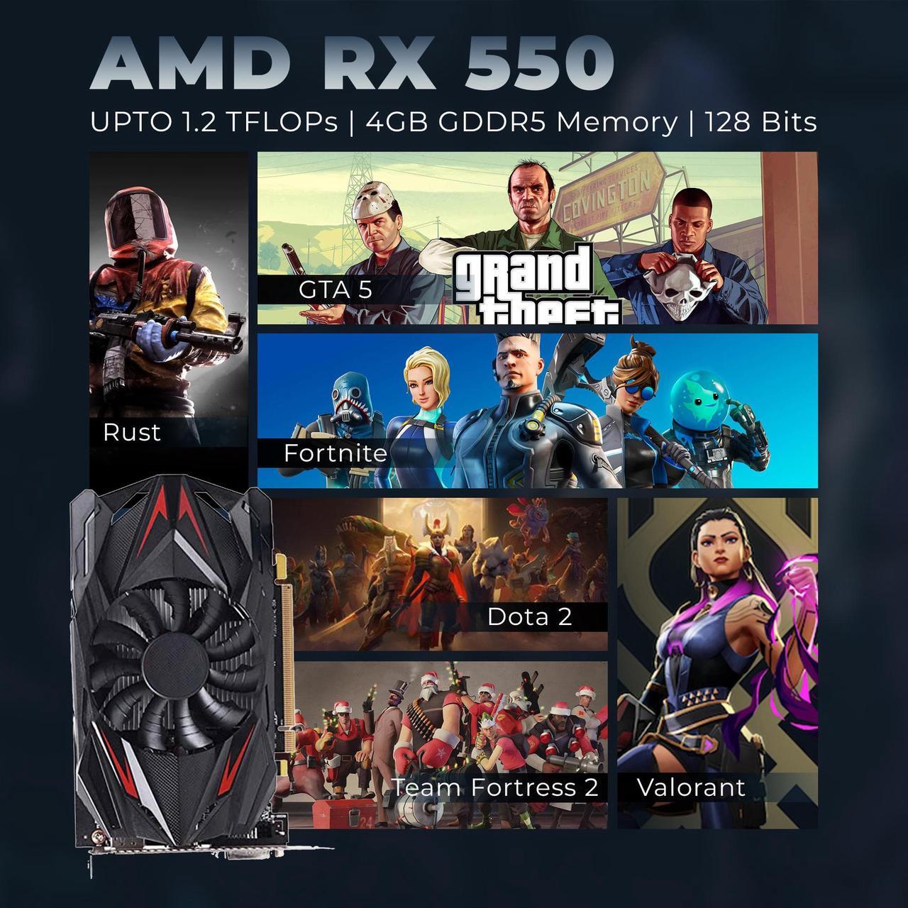 Alt view image 5 of 7 - Dell OptiPlex 9020 Tower Gaming Computer PC Intel Quad Core i7 4th Gen 4770 3.40 GHz 32 GB RAM 1 TB New SSD AMD Radeon RX 550 4GB Win 10 Pro DVD-RW Wi-Fi With Free Gaming Keyboard and Mouse