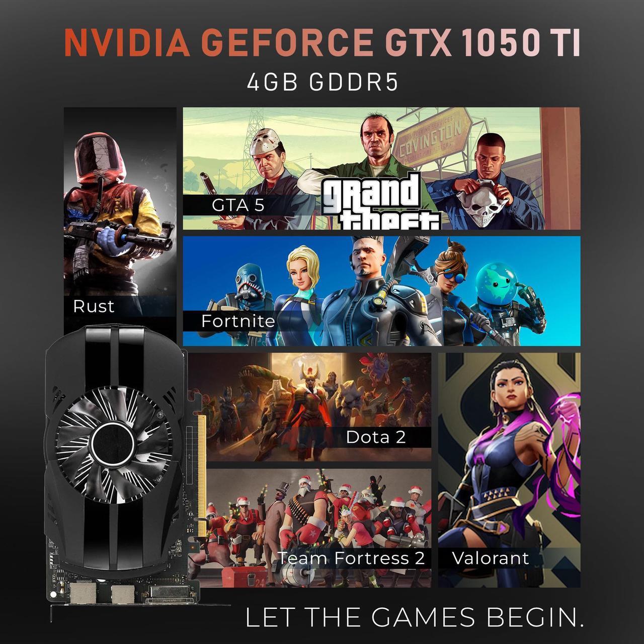 Alt view image 5 of 7 - Gaming Desktop PC Dell OptiPlex 9020 Tower Intel Core i5 4th Gen 4570 3.20 GHz 16 GB RAM 1 TB HDD NVIDIA GeForce GTX 1050 Ti 4GB Win 10 Pro DVD-RW HDMI Wi-Fi With Free Gaming Keyboard and Mouse