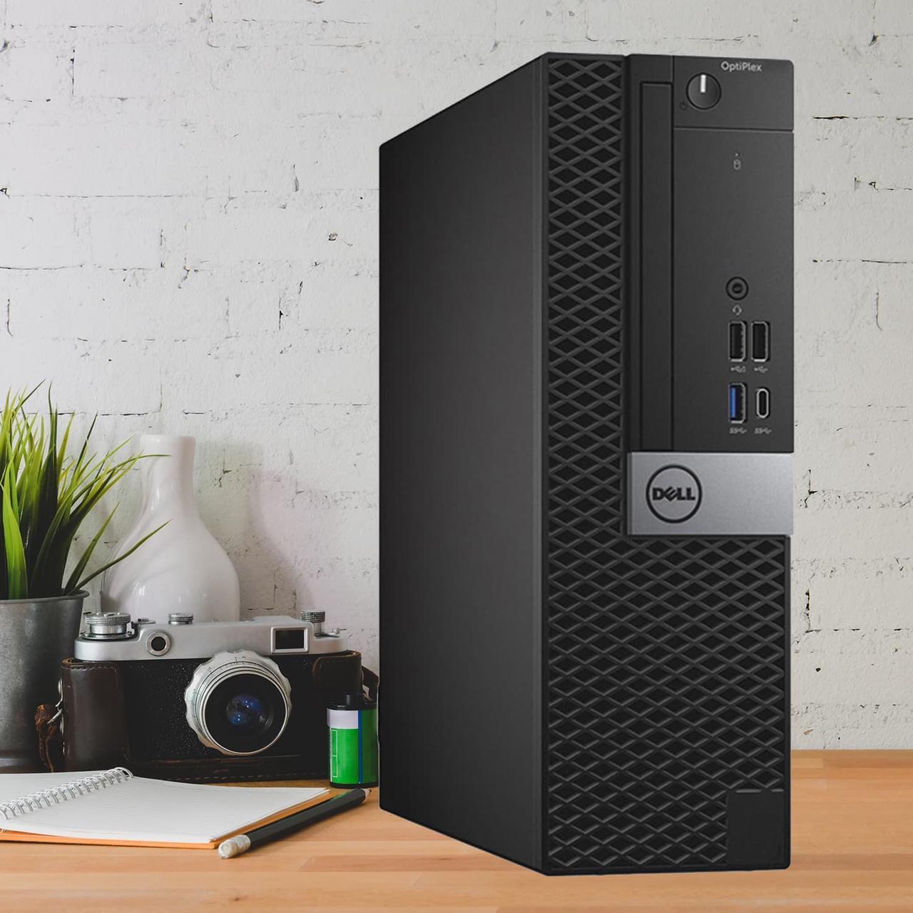 Alt view image 2 of 12 - Dell OptiPlex 7050 SFF Business Desktop, Intel Quad-Core i7-6700 Upto 4.00GHz, 16GB DDR4 RAM, 1TB SSD, HDMI, DisplayPort, Wi-Fi, New Keyboard & Mouse, Windows 10 Pro