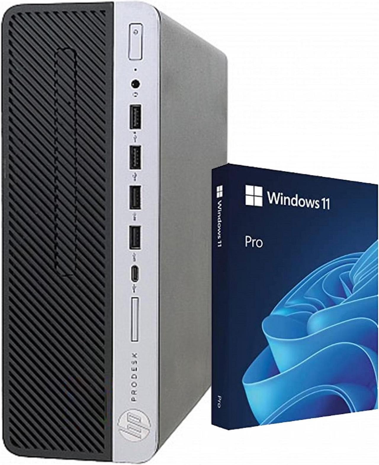 Main image of HP ProDesk 600G4 High-Performance Desktop Computer System| Hexa Core Intel i5 (3.2) | 16GB DDR4 RAM | 1TB NVMe SSD Solid State | Windows 11 Professional | Home or Office PC | Wireless Keyboard/Mouse