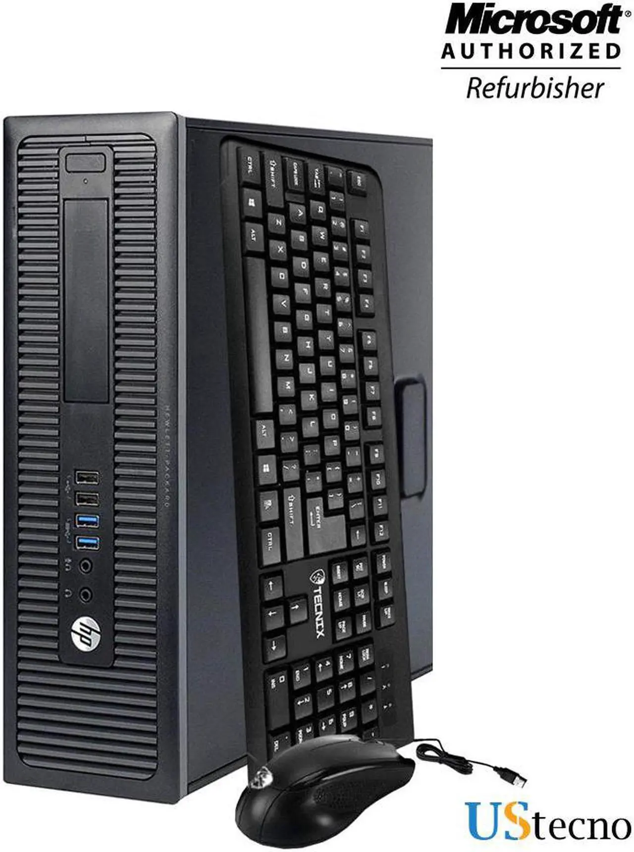 Alt view image 2 of 5 - HP ProDesk Desktop 600 G2 Computer Intel Core i5 6th Gen 6500 (3.20 GHz) 16GB 128GB SSD WiFi + Blutooth 4.0, DP, VGA, USB 3.0 Windows 10 Professional 64 Bit
