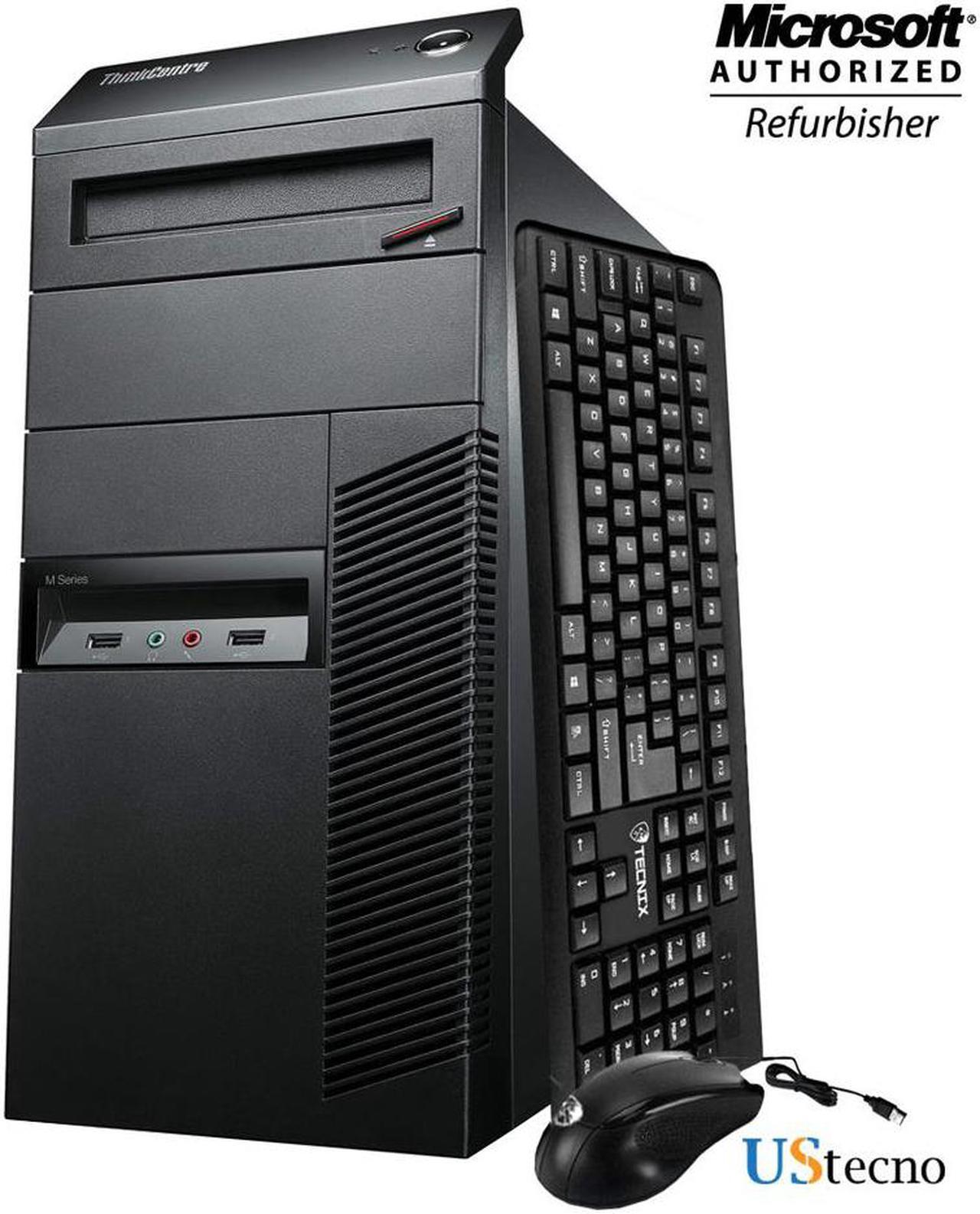 Alt view image 2 of 5 - Grade A -Lenovo ThinkCentre M90p Tower Desktop PC Intel Core i5 1st Gen 650 (3.2GHz) 8GB DDR3 Memory 500GB HDD Free WiFi Adapter Bluetooth 4.0, VGA, DisplayPort, Windows 10 Homel 64-bit