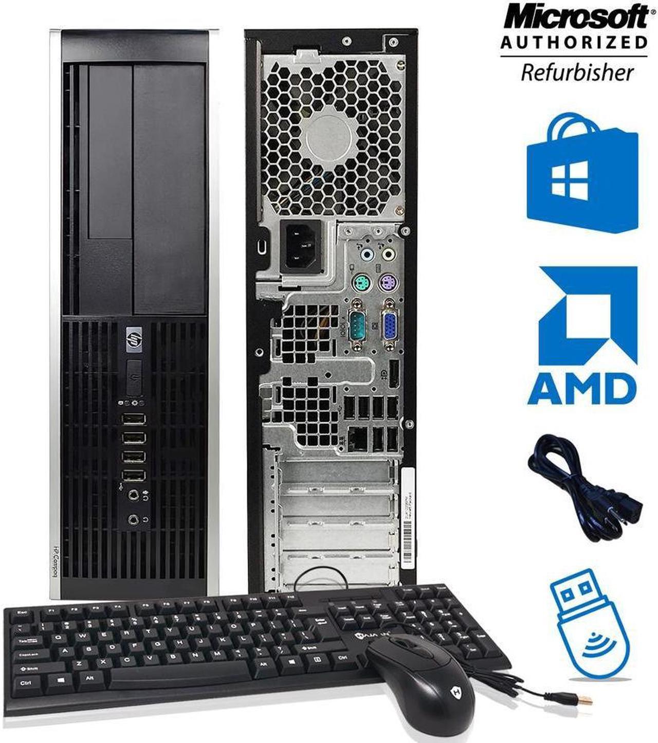 Grade A- HP 6305 Small Form Factor (SFF)  AMD@3.0 Ghz 16GB 256GB SSD Windows 10 Home Free WiFi Adapter