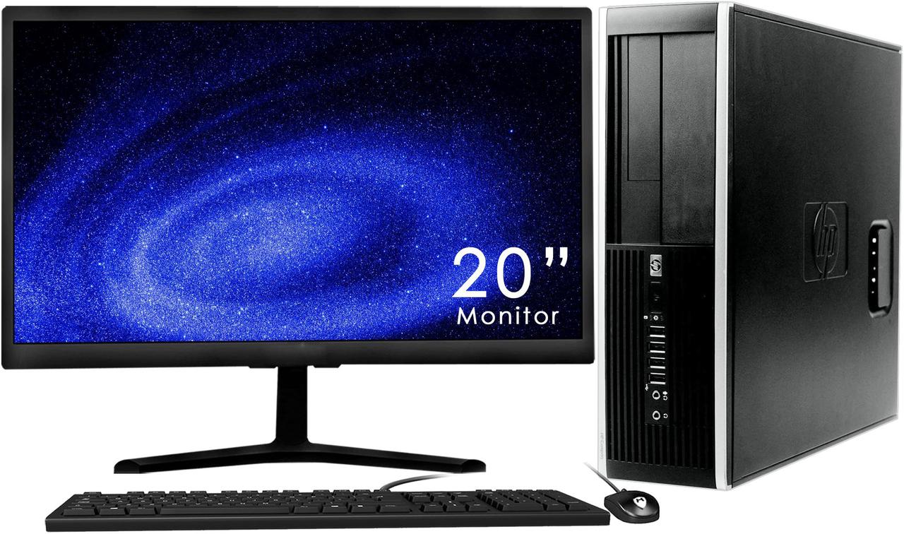Alt view image 3 of 7 - Office use computer HP Compaq Pro 6305 Small Form Factor (SFF) Computer AMD 8GB 1TB HDD|  20 inch Tecnii Monitor(HDMI) |Intel HD Graphics| Win 10 Home -64 Bit, Free WiFi Adapter