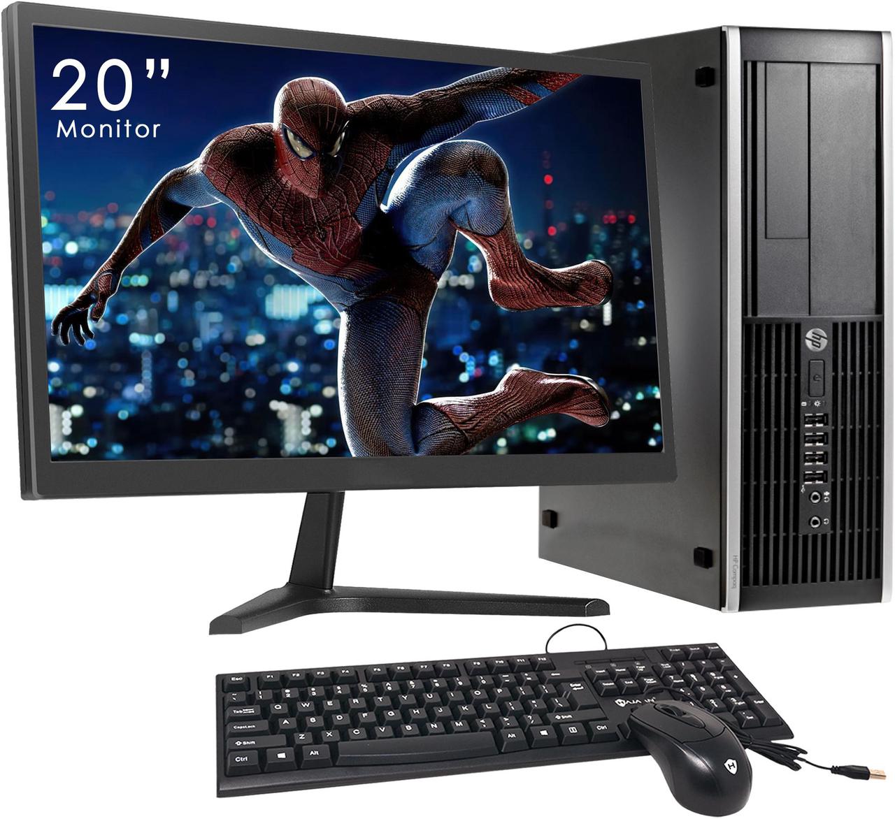 Alt view image 2 of 7 - Office use computer HP Compaq Pro 6305 Small Form Factor (SFF) Computer AMD 8GB 1TB HDD|  20 inch Tecnii Monitor(HDMI) |Intel HD Graphics| Win 10 Home -64 Bit, Free WiFi Adapter