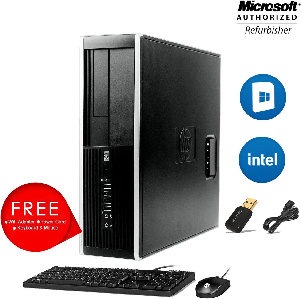 Alt view image 5 of 7 - Office use computer HP Compaq Pro 6305 Small Form Factor (SFF) Computer AMD 8GB 1TB HDD|  20 inch Tecnii Monitor(HDMI) |Intel HD Graphics| Win 10 Home -64 Bit, Free WiFi Adapter