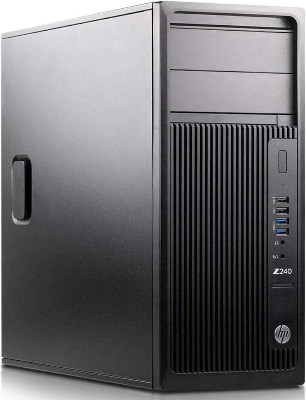 HP Z240 Tower Workstation Desktop PC Computer - Core i7| 16GB RAM| 1TB SSD|  Windows 10 Pro