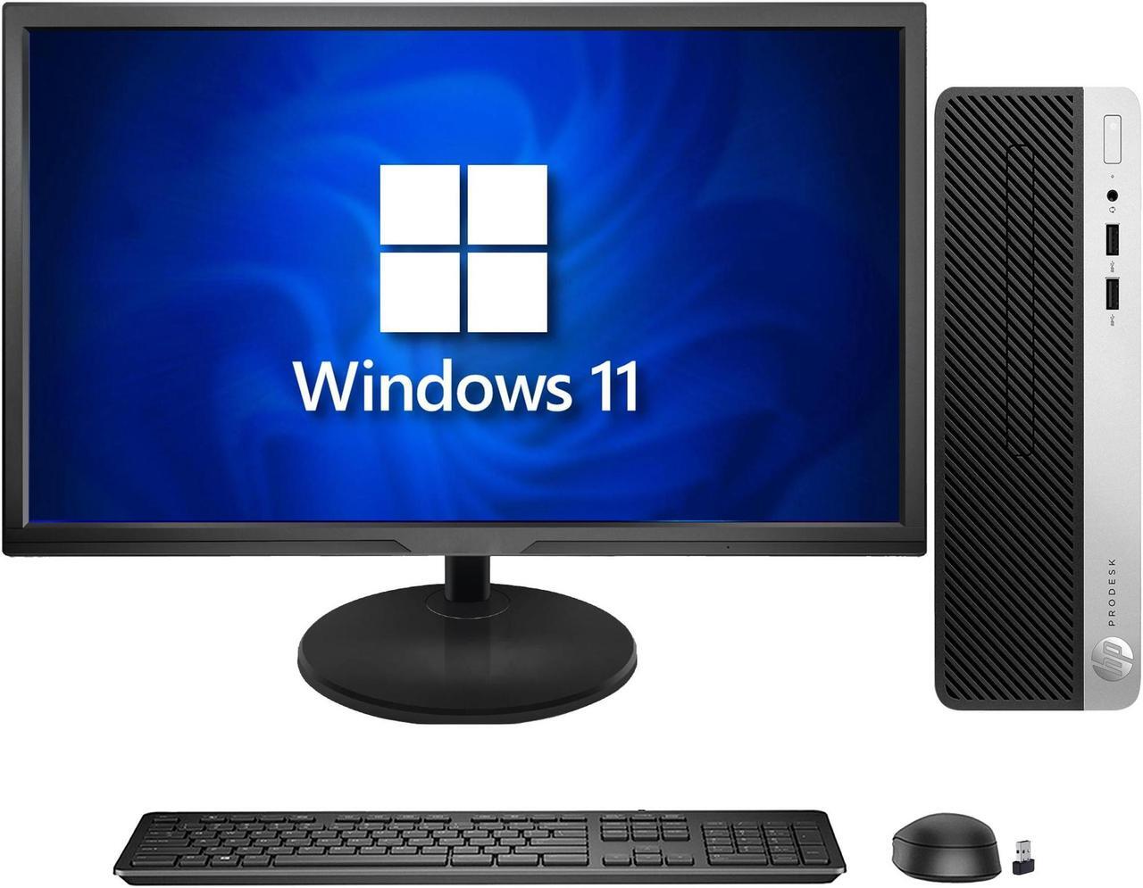 Main image of Desktop PC HP ProDesk 400 G5 SFF Business Computer, New 22 inch FHD Monitor (Core i3-8100 8th GEN/ 8GB RAM/ 512GB SSD/ Windows 11 Pro) Intel Processor/Bluetooth Adapter/Keyboard & Mouse