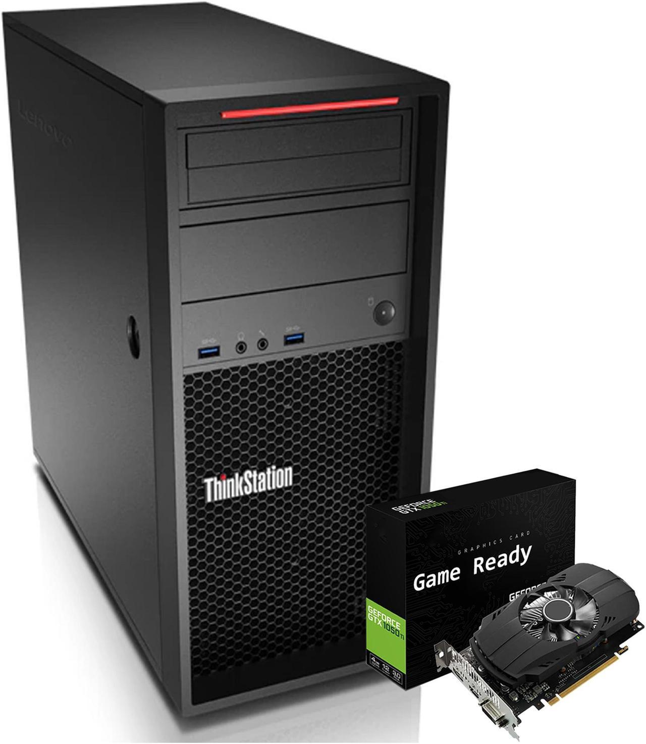 Lenovo ThinkStation P320 Tower Desktop Computer PC (E3-1240 V6| 1TB SSD | 32GB DDR4 RAM| Win 10 Pro| Geforce GTX 1050Ti 4GB |Gaming Keyboard and Mouse) Intel Xeon Processor