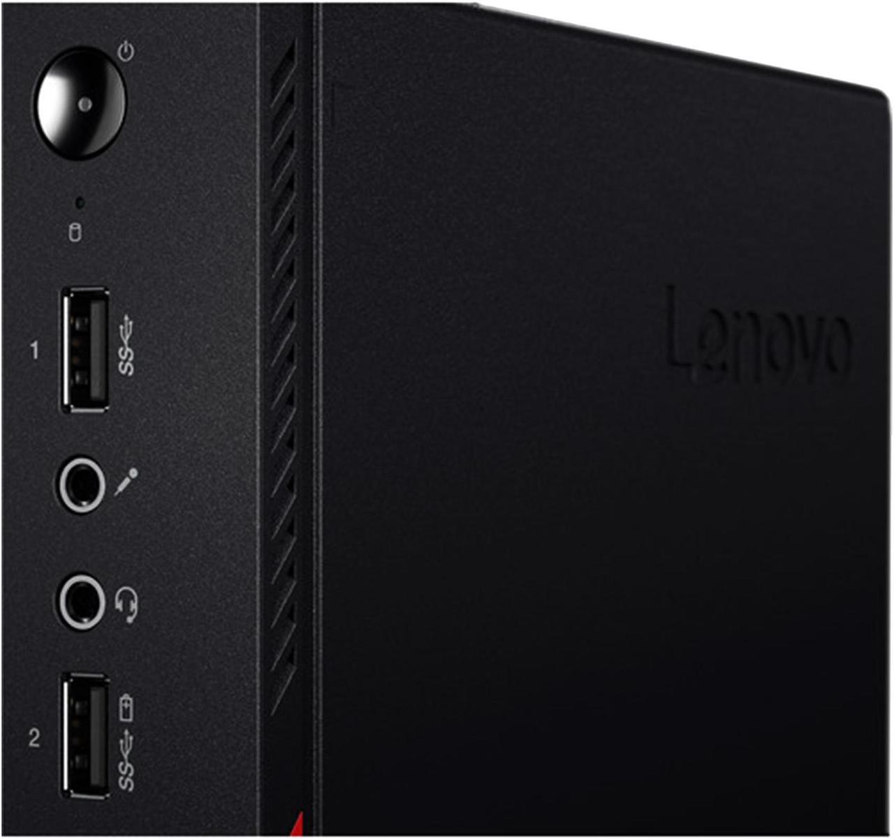 Alt view image 4 of 6 - Lenovo ThinkCentre M715q Mini Professional High-Performance Desktop Computer Tiny PC/ AMD PRO A6-8570E Processor/ 16GB DDR4 RAM/ 1TB M.2 SSD/ Windows 10 Pro/ Wireless Keyboard Mouse/ HDMI/ WiFi