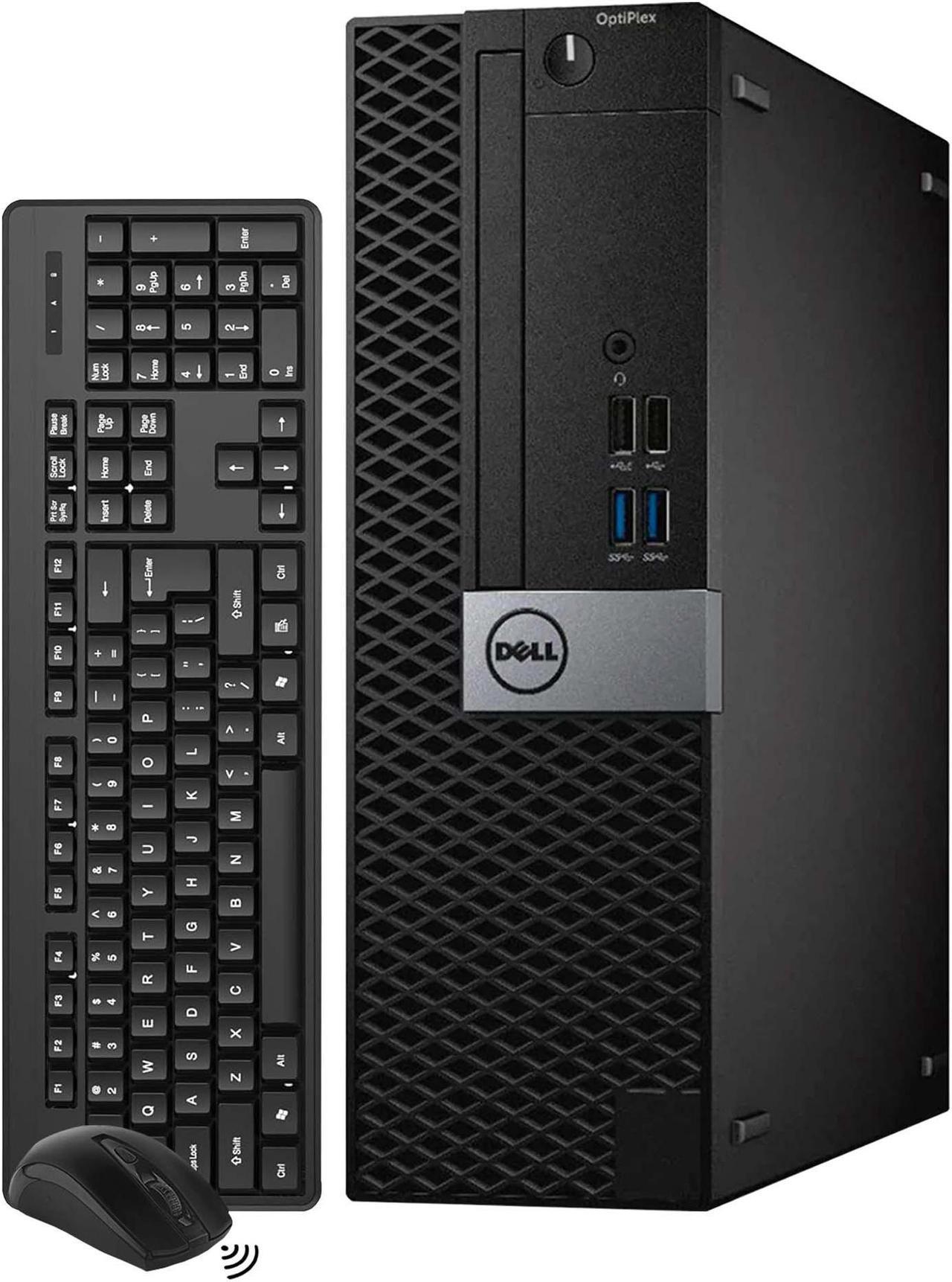 Dell OptiPlex 5050 SFF(Small Form Factor) Business Desktop PC Computer Windows 10 Pro - Intel quad-core I7-6th gen Processor Up to 4.00 GHz / 16GB DDR4 RAM/ 512GB NVMe SSD/ Built-in WIFI - Black