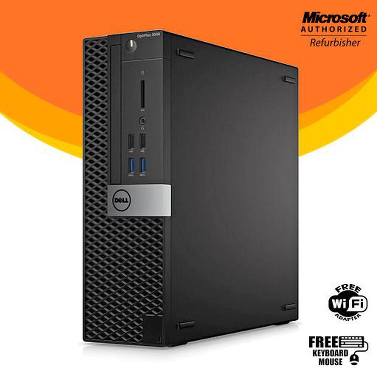 Dell Optiplex 3040 Small Form Factor (SFF)  Core i5 6th Gen 6500 3.2 Ghz 8GB RAM 480GB SSD HDMI , Bluetooth 4.0 Win 10 Pro 64 Bit