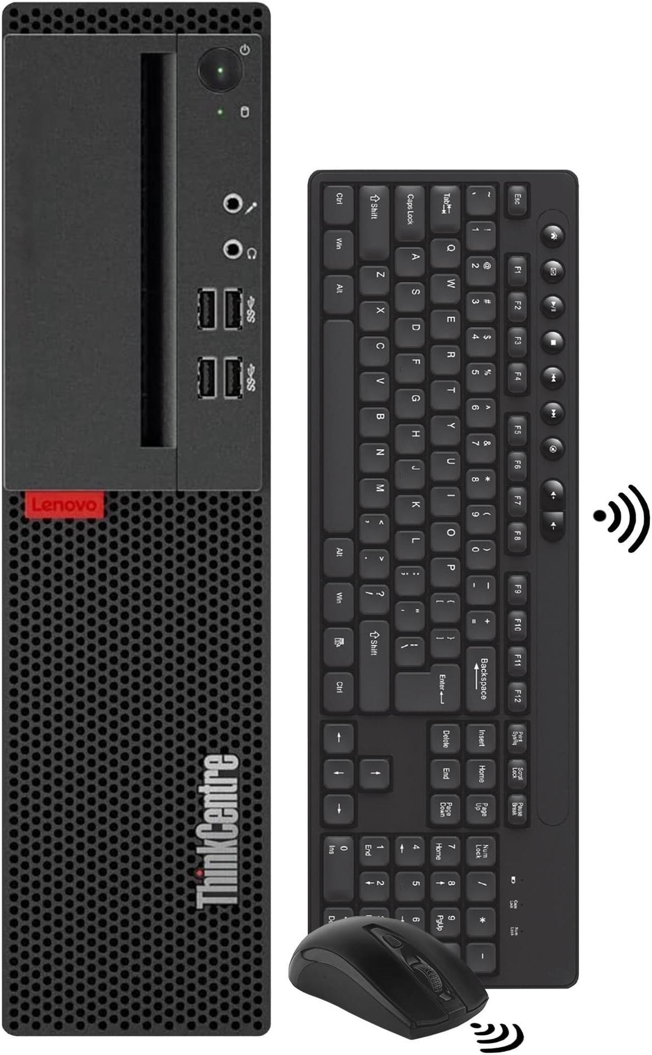 Lenovo Business Desktop ThinkCentre M910S SFF, Intel Core i5 - 7th Gen (3.40GHz), 512GB SSD - 8GB DDR4 RAM, Windows 10 Pro 64-bit, FREE Wireless Keyboard & Mouse