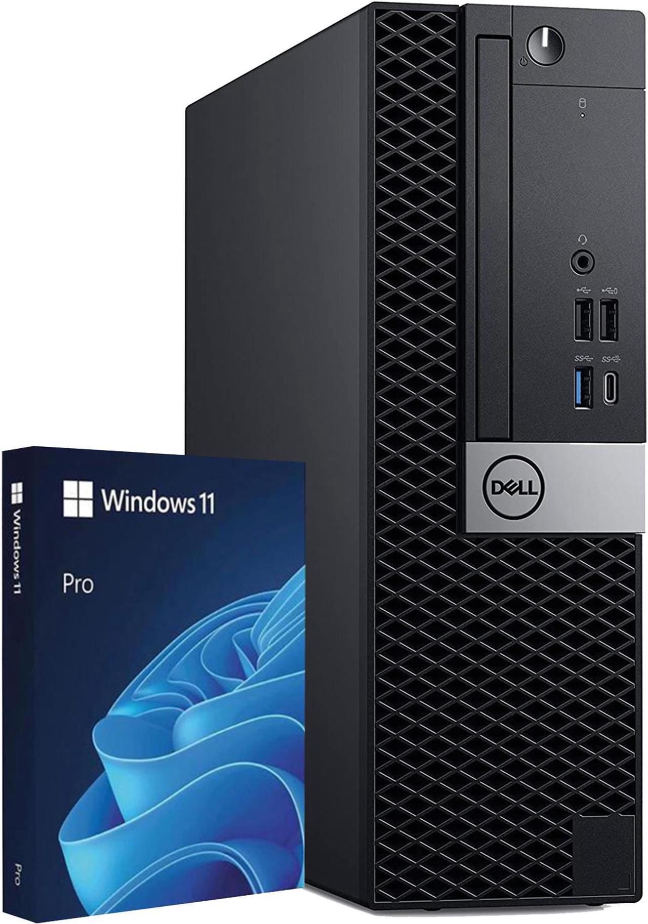 Dell OptiPlex 7070 SFF Professional Business Desktop PC - Intel hexa Core I5 9500 Up to 4.40 Ghz CPU, 32GB DDR4, 512GB NVMe SSD, Windows 11 Pro, Bluetooth