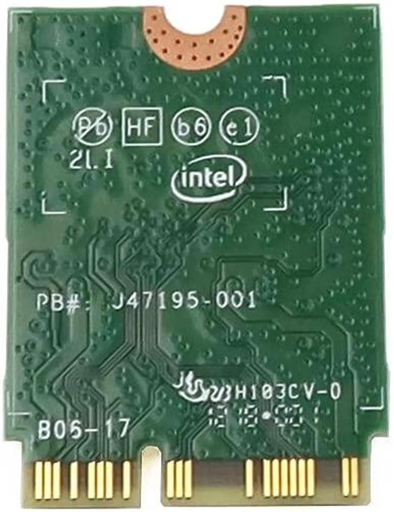 Alt view image 2 of 7 - BULK PACK 100CT:CNVio M.2 9560NGW Wireless AC WLAN WiFi Card 802.11AC M.2 2230 1.73Gbps MU-MIMO CRF AC+BT