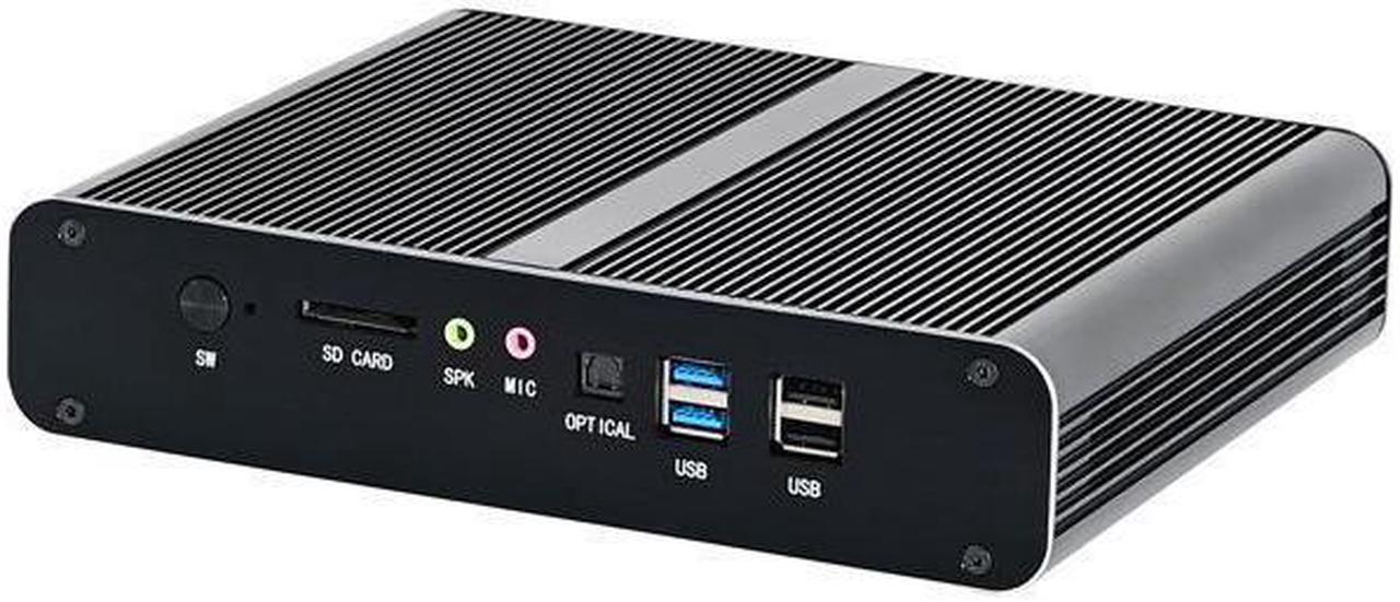 4K Mini PC, Intel Core I5 1035G1 1035G4, HUNSN BM27, Small Computer, Server, HTPC, Windows 11 or Linux Ubuntu, WiFi, BT, 2 x HDMI, 2 x LAN, Optical, 4G Support, 16G RAM DDR4, 128G SSD