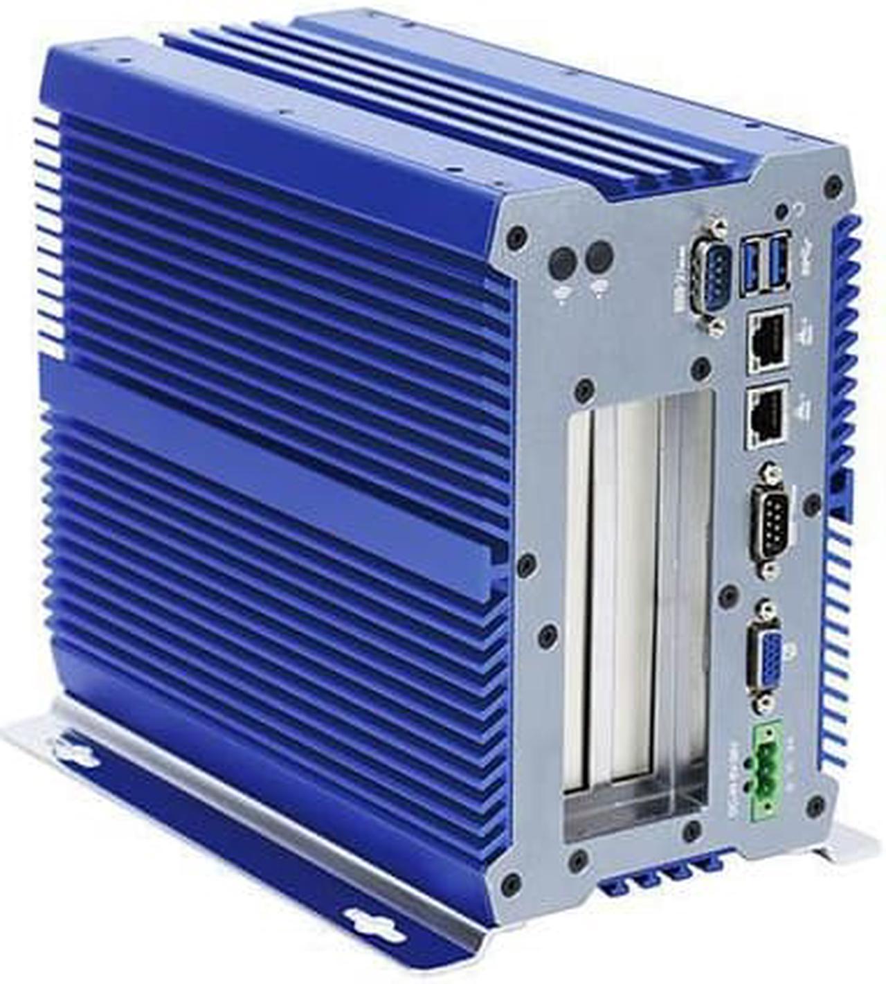 Fanless Industrial PC, Mini Computer, IPC, 3865U 3867U, HUNSN IX07, 3PIN Phoenix, VGA, 4 x COM, 2 x LAN, 9 to 36V, 2 x PCI 32bit Expansion Slot, Barebone, NO RAM, NO Storage, NO System