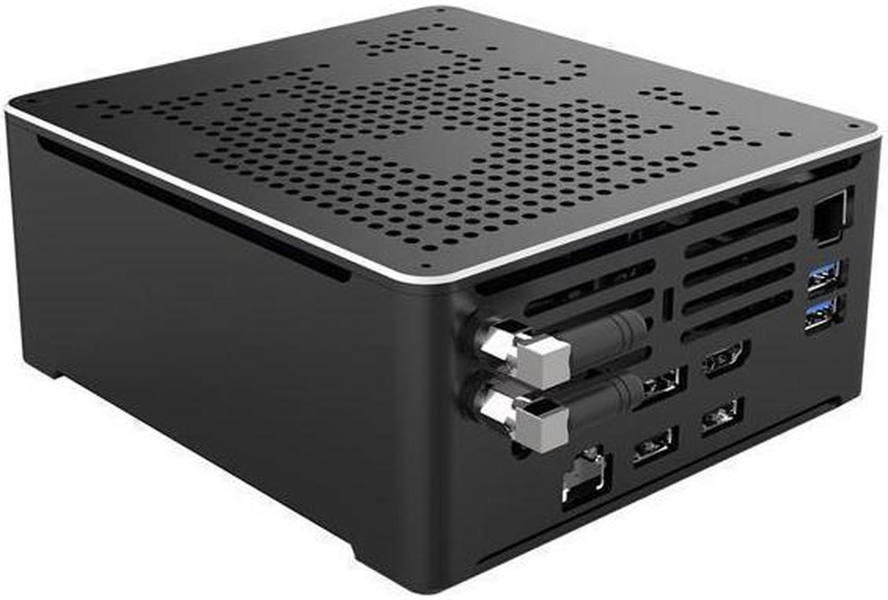 4K Mini PC, HTPC, NUC, Small Server, Intel 8 Cores I9 10980HK, HUNSN BY02, Windows 11 or Linux Ubuntu, Support Proxmox, Vmware, ESXI, KODI, DP, HDMI, TYPE-C, 2 x LAN, 64G RAM, 1TB M.2 NVME SSD