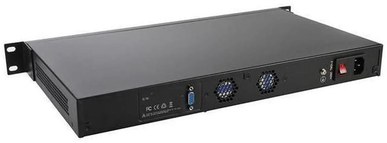 Alt view image 2 of 7 - 1U Rackmount Firewall, VPN, Network Appliance, Router PC, N5105, HUNSN RS06k, AES-NI, 6 x I226-V 2.5Gbe, 2 x USB, COM, VGA, SIM Slot, Barebone, NO RAM, NO Storage, NO System