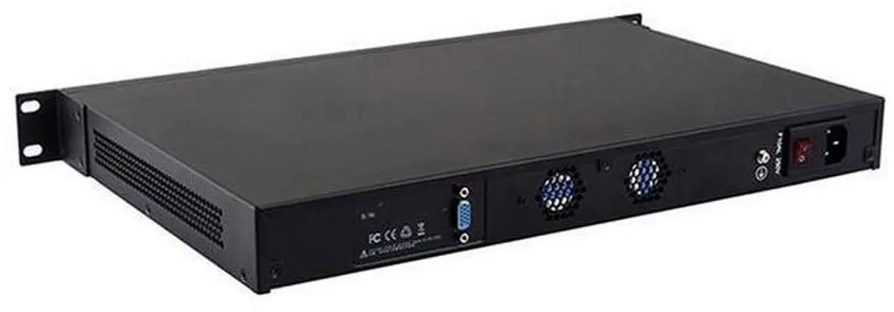 Alt view image 2 of 3 - HUNSN 1U Rackmount Firewall, Mikrotik, Pfsense, OPNsense, VPN, Core I5 2520M, RS07, Network Security Appliance, Router PC, AES-NI/8 LAN/2 Optical SFP/2 USB3.0/COM/VGA, 8G RAM, 256G SSD