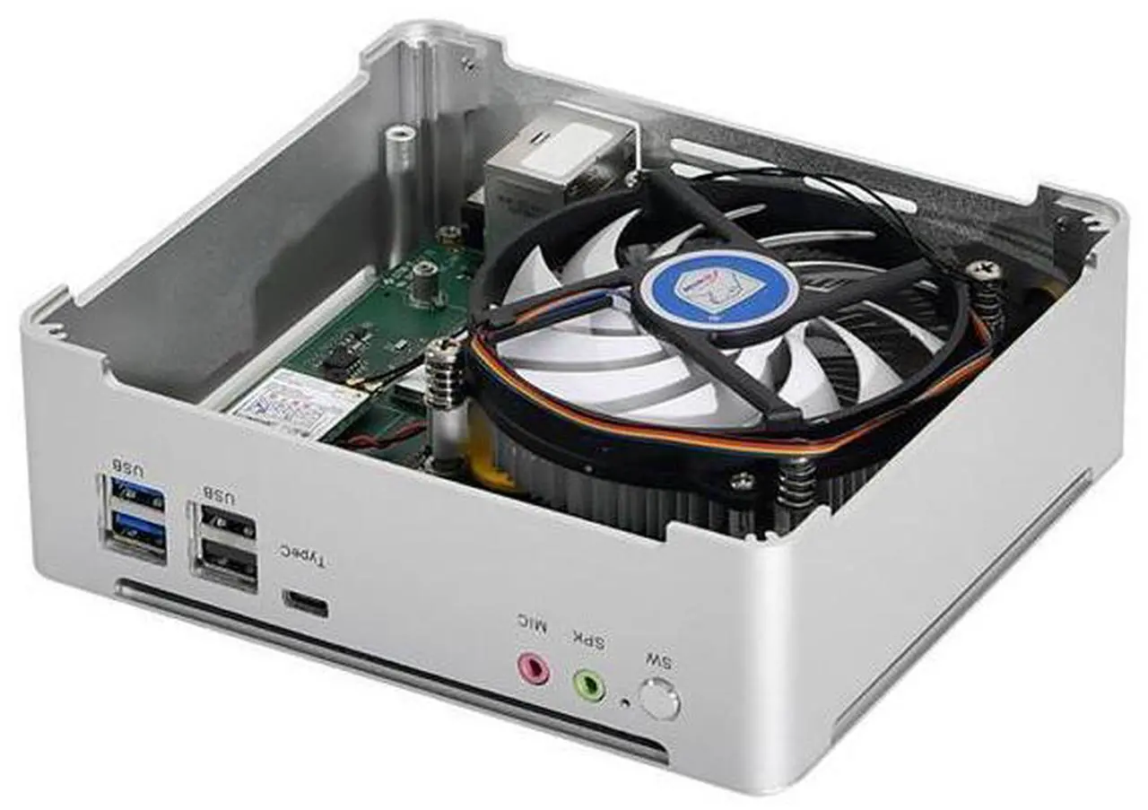 Alt view image 6 of 6 - HUNSN 4K Mini PC, Desktop Computer, Server, I7 13620H 1355U, BM21, Wi-Fi 6, BT 5.2, DP1.4a, HDMI2.1, 6 x USB3.0, Type-C, Smart Fan, 64G RAM, 512G SSD