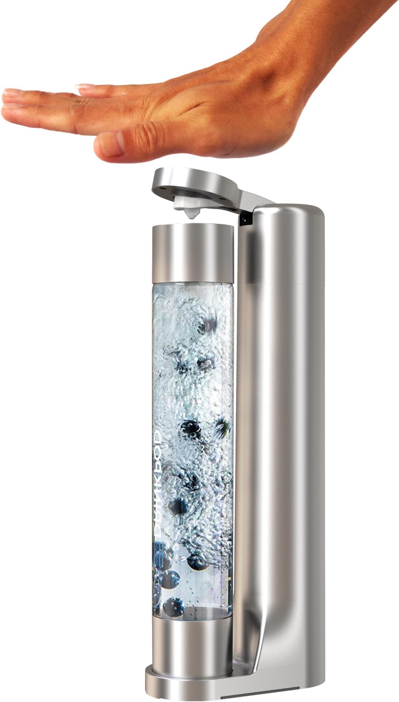 Alt view image 2 of 5 - Drinkpod FIZZpod Soda Maker - Fizzy Sparkling Water & Soda Maker with 3 PET Bottles, 3 Caps, 1 Fizz Infuser and Manual - Make Homemade Sparkle Water, Juice, Coffee, Tea and Cocktail Drinks with Fruit